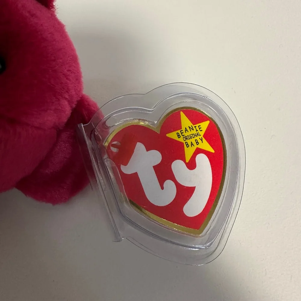 Ty Valentina Beanie Baby Bear Plush Toy Red Valentine's Day Canadian Tush NWT